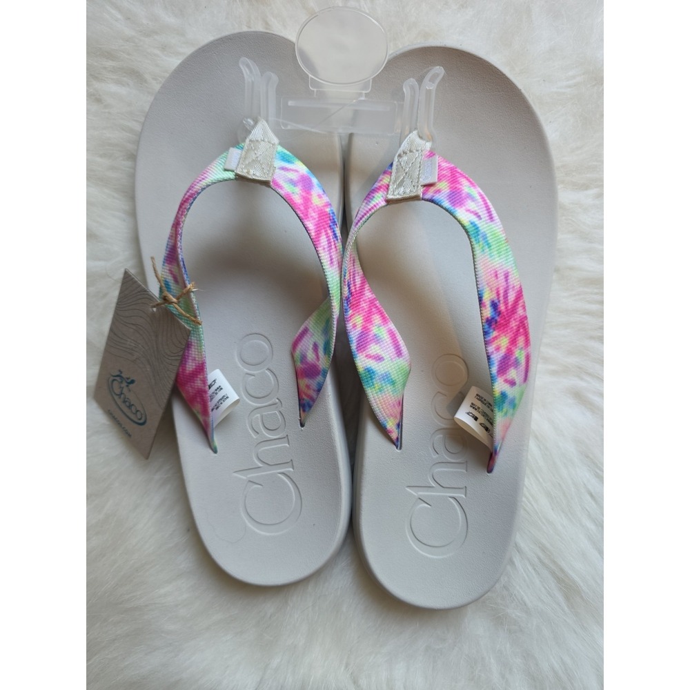 Chaco Womens Chillos Flip Flop Light Tie Dye Size‎ 10 SKU506